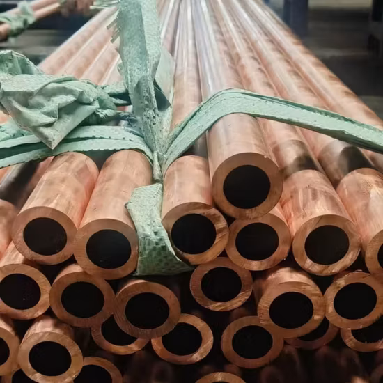 ASTM B280 B837 En 12735-1c10200 C11000 C1220 C2300 Brass Tube 1/4 Copper Pipe Special Production Line Brass